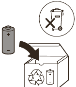 Illustration des Abklebens der Batteriekontakte