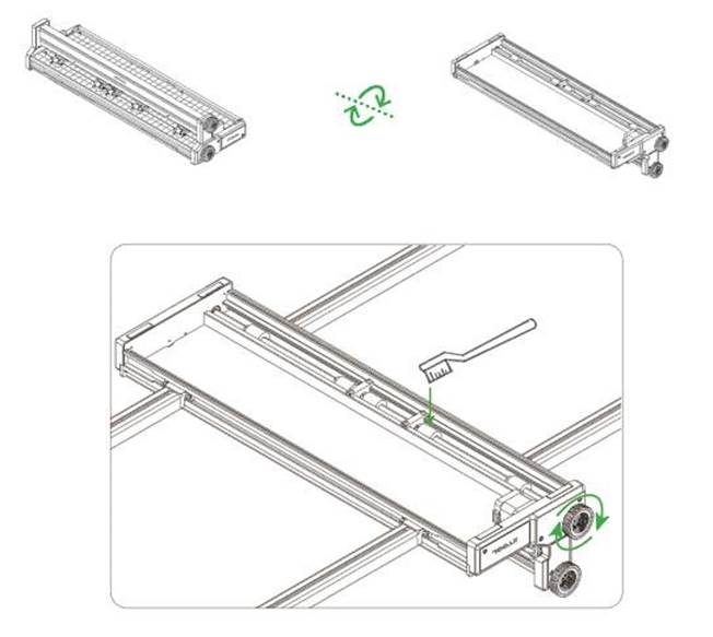 xTool - P2 - Über die Reinigung - Schritt 1 Über die Reinigung - Schritt 1