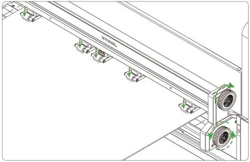 xTool - P2 - Den Transportband-Zuführer verwenden - Schritt 6 Den Transportband-Zuführer verwenden - Schritt 6