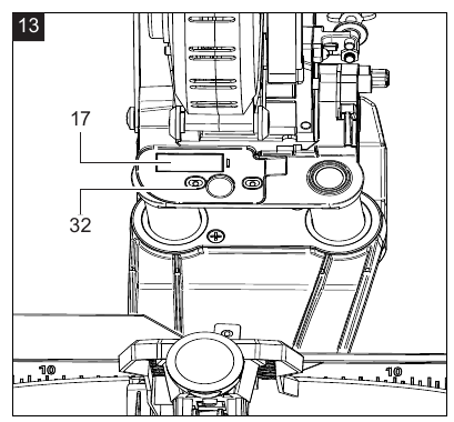 Scheppach - HM140L - Laser kalibrieren Laser kalibrieren