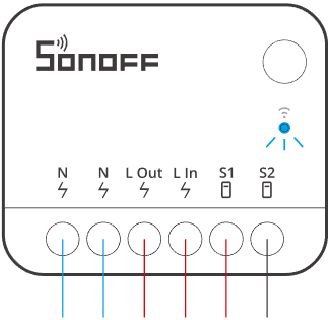 Sonoff - MINIR4M - Installation - Einschalten Installation - Einschalten