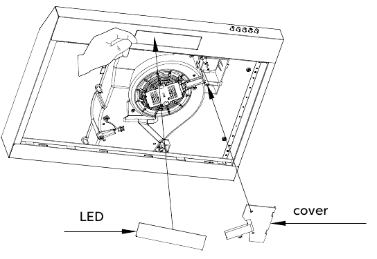 CIARRA - CBCS6903 - LED-AUSTAUSCH - Schritt 3 LED-AUSTAUSCH - Schritt 3