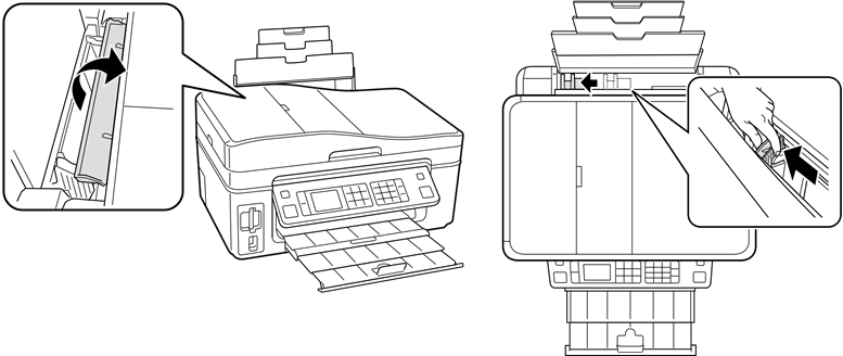 Epson - WorkForce 610 Series - Papier einlegen - Schritt 2 Papier einlegen - Schritt 2