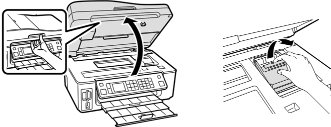 Epson - WorkForce 610 Series - Wartung - Tintenpatronen ersetzen - Schritt 1 Wartung - Tintenpatronen ersetzen - Schritt 1