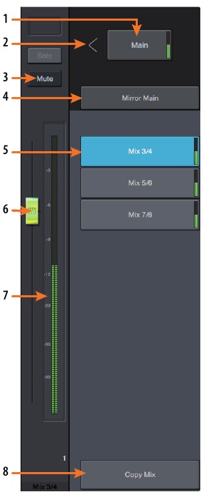 PreSonus - Studio 1810c - UC Surface Bedienelemente UC Surface Bedienelemente
