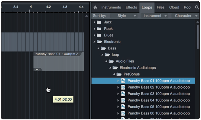 PreSonus - Studio 24c - Virtuelle Instrumente und Effekte hinzufügen - Schritt 3 Virtuelle Instrumente und Effekte hinzufügen - Schritt 3
