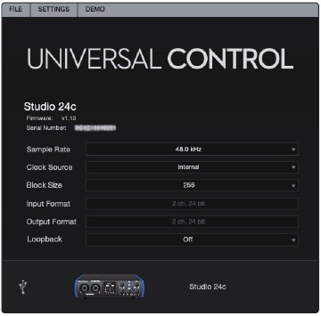 PreSonus – Studio 24c – Installation für Windows – Universal Control (Windows) Installation für Windows – Universal Control (Windows)