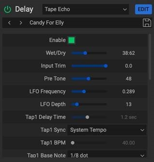 KORG - modwave - Den Editor verwenden - Effekte Den Editor verwenden - Effekte