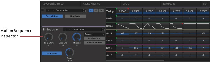 KORG - modwave - Den Editor verwenden - Motion Sequence Bearbeitung Den Editor verwenden - Motion Sequence Bearbeitung