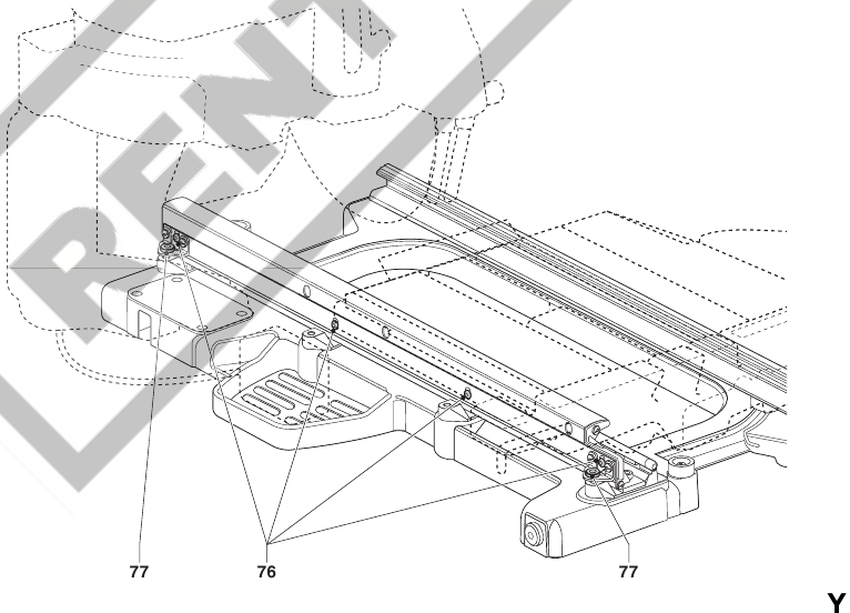 DeWalt - D24000 - Wartung - Einstellen des Rollwiderstands des Tisches Wartung - Einstellen des Rollwiderstands des Tisches