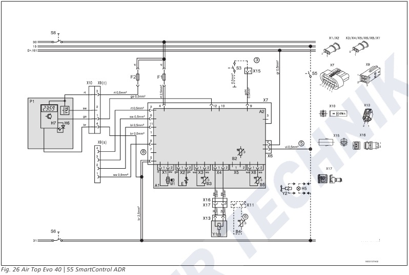 Webasto - Air Top Evo 40 - Stromlaufplan - Teil 5 Stromlaufplan - Teil 5