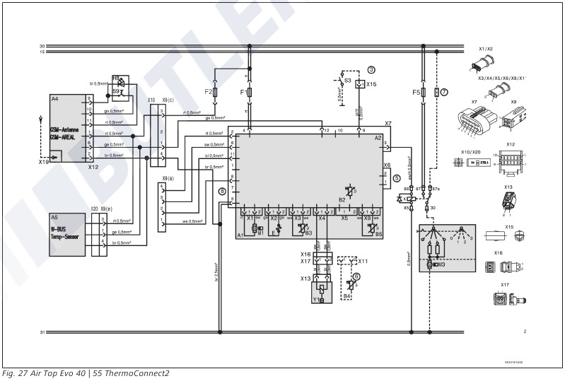 Webasto - Air Top Evo 40 - Stromlaufplan - Teil 6 Stromlaufplan - Teil 6