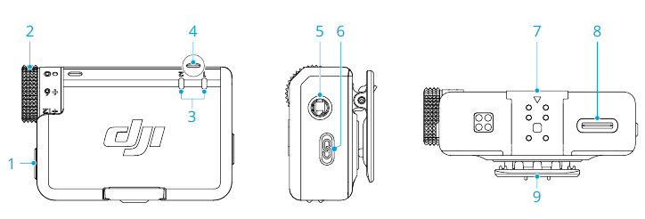 dji - MIC MINI - Empfänger – Übersicht Empfänger – Übersicht