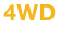 4WD Symbol