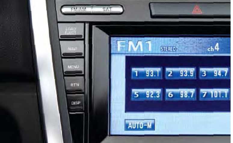 Mazda - CX-7 2009 - Audiobedienung mit Navigationssystem - TEIL 1 Audiobedienung mit Navigationssystem - TEIL 1