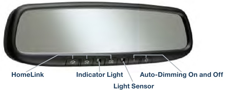 Mazda - CX-7 2009 - AUTOMATISCH ABBLENDENDER SPIEGEL UND HOMELINK AUTOMATISCH ABBLENDENDER SPIEGEL UND HOMELINK
