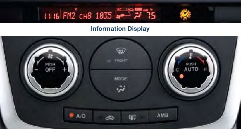 Mazda - CX-7 2009 - Automatische Klimaanlage Automatische Klimaanlage