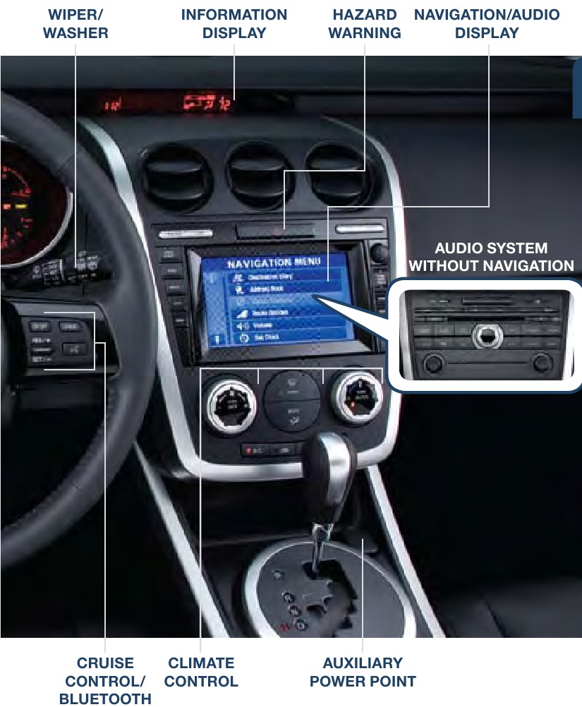 Mazda - CX-7 2009 - Fahreransicht - Teil 2 Fahreransicht - Teil 2