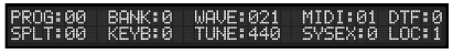 Behringer - WAVE - Menüs - Programmmenü Menüs - Programmmenü