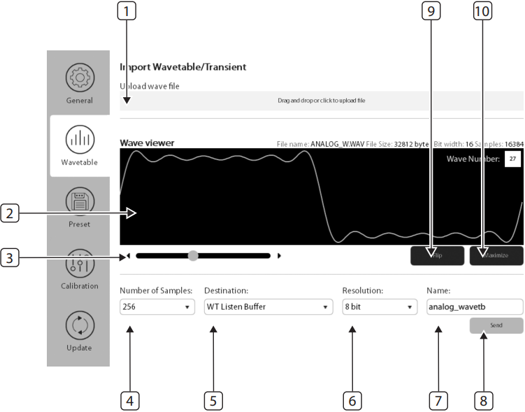 Behringer - WAVE - Benutzerwellen und Transienten Benutzerwellen und Transienten