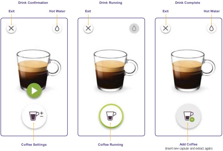 Nespresso - CREATISTA PRO - Zubereitung eines normalen Kaffees Zubereitung eines normalen Kaffees