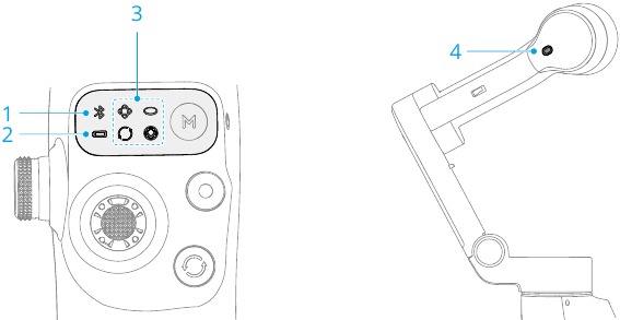 dji - OSMO MOBILE 7 - Grundfunktionen - Anzeigen Grundfunktionen - Anzeigen