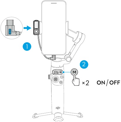 dji - OSMO MOBILE 7 - Multifunctional Module - Telefon laden Multifunctional Module - Telefon laden