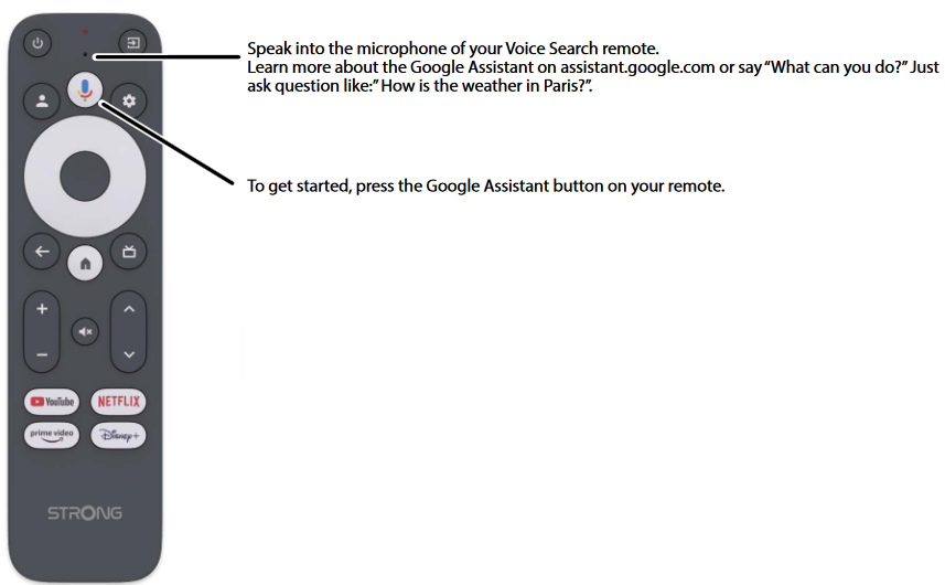 Strong - SRT41 - GOOGLE ASSISTANT GOOGLE ASSISTANT