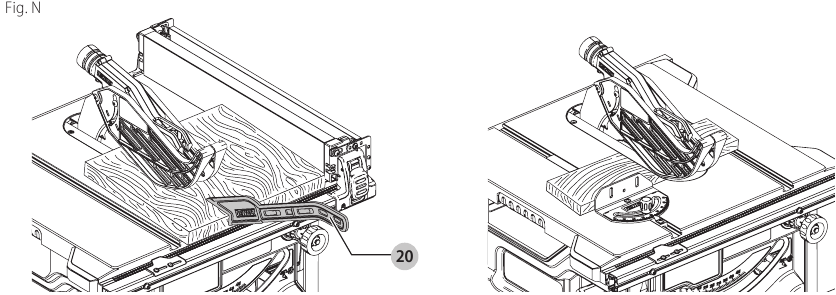 DeWalt - DWE7485 - BETRIEB - Grundlegende Sägeschnitte - Längssägen BETRIEB - Grundlegende Sägeschnitte - Längssägen