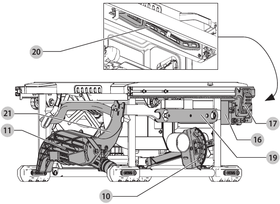 DeWalt - DWE7485 - BETRIEB - Lagerung BETRIEB - Lagerung