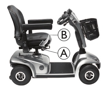 Invacare - Leo - Sitz ausbauen Sitz ausbauen