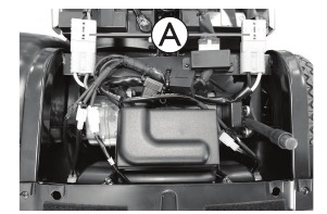 Invacare - Leo - Scheinwerfer / Fahrtrichtungsanzeiger ersetzen - Schritt 1 Scheinwerfer / Fahrtrichtungsanzeiger ersetzen - Schritt 1