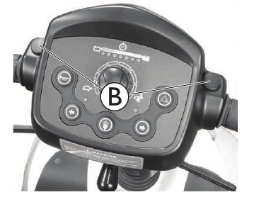 Invacare - Leo - Bedienkonsole / Platine austauschen - Schritt 2 Bedienkonsole / Platine austauschen - Schritt 2