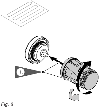 Viessmann - ViCare - Thermostat montieren Thermostat montieren