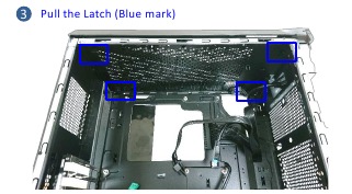 Asus - ROG Strix - TOP COVER - Demontagehinweis - Schritt 3 TOP COVER - Demontagehinweis - Schritt 3