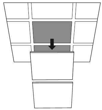 TP-Link - Omada EAP650 - Deckenmontage (an einer T-Schiene) - Schritt 1 Deckenmontage (an einer T-Schiene) - Schritt 1