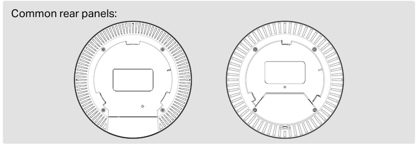 TP-Link - Omada EAP650 - Hardware-Übersicht - Rückseite Hardware-Übersicht - Rückseite