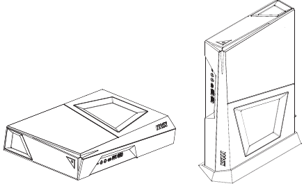 MSI - Trident Series - Hardware-Einrichtung - Platzieren des Systems Hardware-Einrichtung - Platzieren des Systems