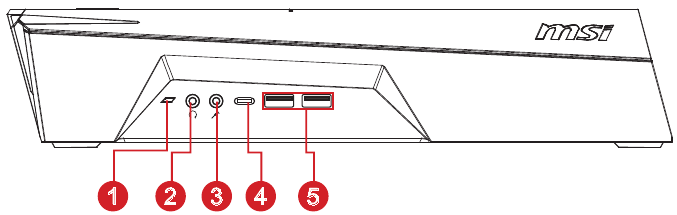 MSI - Trident Series - Systemübersicht - Vorderansicht Systemübersicht - Vorderansicht