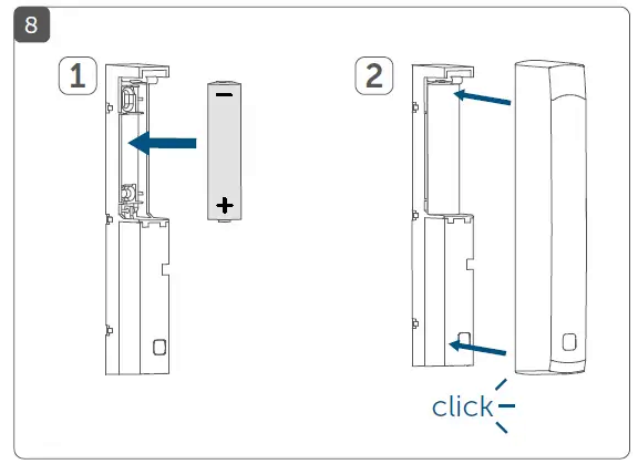 HomeMatic - HmIP-SWDO-2 - Batteriewechsel - Schritt 2 Batteriewechsel - Schritt 2