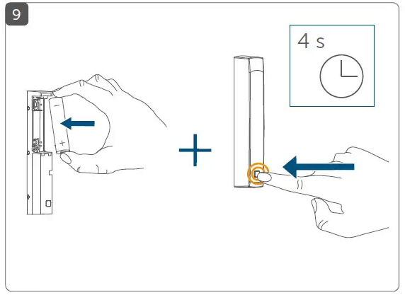 HomeMatic - HmIP-SWDO-2 - Werkseinstellungen wiederherstellen - Schritt 1 Werkseinstellungen wiederherstellen - Schritt 1