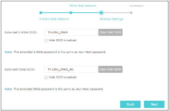 TP-Link - RE650 - Mit dem Host-Netzwerk über einen Webbrowser verbinden - Schritt 4 Mit dem Host-Netzwerk über einen Webbrowser verbinden - Schritt 4