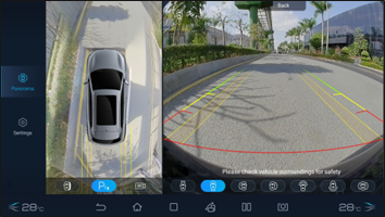 BYD - Atto 3 - Einparkhilfesystem - Rückfahransicht-Bildschirm Einparkhilfesystem - Rückfahransicht-Bildschirm
