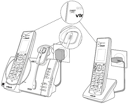 VTech - DS6771-3 - Akku laden Akku laden