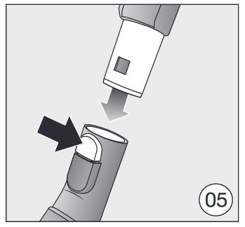Miele - HS16 - Teleskoprohr mit der Bodendüse verbinden Teleskoprohr mit der Bodendüse verbinden