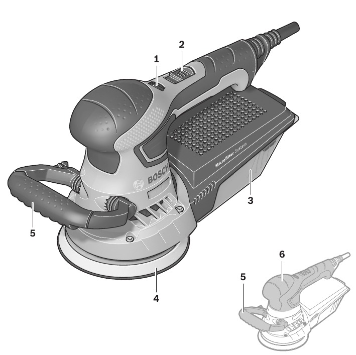Bosch - PEX 400 AE - Produktmerkmale Produktmerkmale