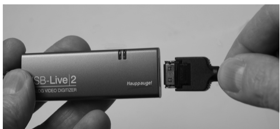 Hauppauge - USB-Live2 - Eine A/V-Quelle anschließen Eine A/V-Quelle anschließen