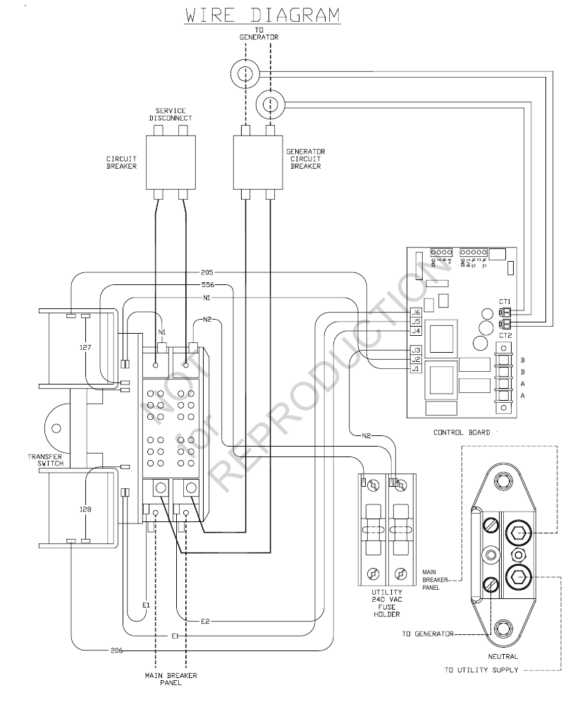 Briggs & Stratton - 100 - Schaltplan des Umschalters - Teil 2 Schaltplan des Umschalters - Teil 2