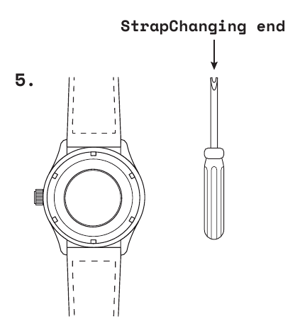 SPINNAKER - Fleuss - WIE MAN DAS ARMBAND AUF LEDERARMBAND WECHSELT - Schritt 2 WIE MAN DAS ARMBAND AUF LEDERARMBAND WECHSELT - Schritt 2