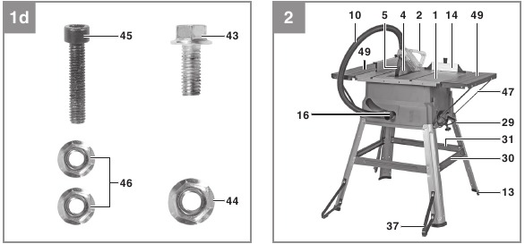 EINHELL - TC-TS 2025/2 U - Aufbau - Teil 2 Aufbau - Teil 2